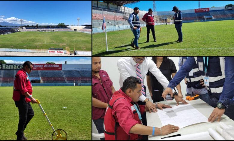 CONDEPOR ya hizo mediciones en el estadio Ceibeño para cambio de grama