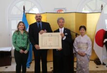 Judoca Luis Morán recibe Orden del Sol Naciente de Japón