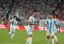 Argentina vence por la mínima a Chile y se mete a Cuartos