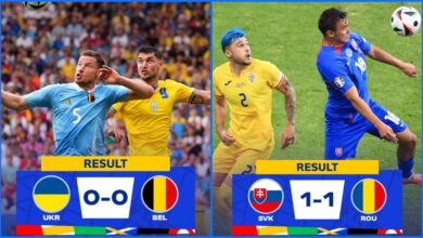 Bélgica avanza a octavos de la EURO 2024 tras empate, Ucrania eliminada