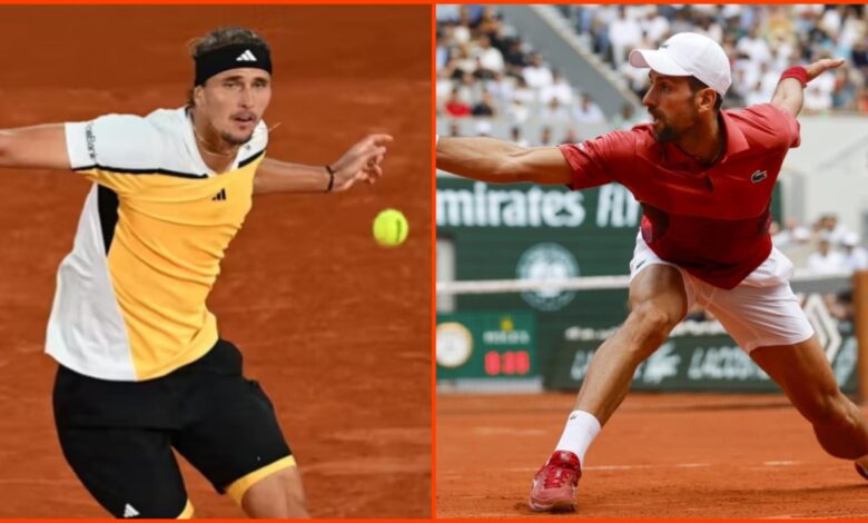 Djokovic y Zverev se meten a cuartos de Garros con dramáticas victorias