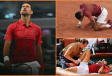 Novak Djokovic fuera del Roland Garros por lesión