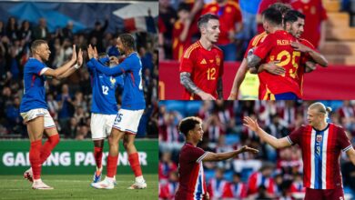 Amistosos: Francia y España ganan; Haaland marca hattrick