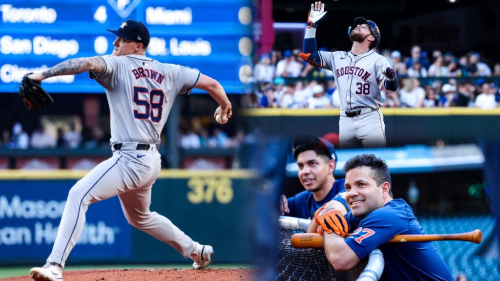 Astros, con 'Mauro' de cumpleaños, líder por primera vez en la temporada